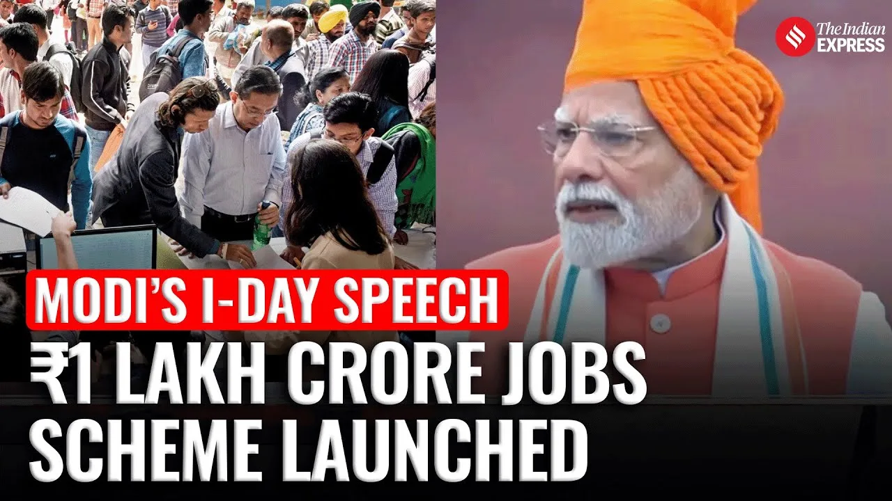 PM Modi Launches ₹1 Lakh Crore ‘Viksit Bharat Rojgar Yojana’ On  Independence Day | PM’s I-Day Speech
