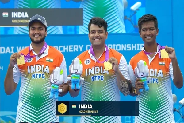 India Wins Historic Men's Compound Archery Gold at World Championships