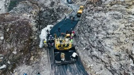 BRO breaks its own record, builds world's highest motorable road at 19,400 ft in Ladakh - Roadways News | The Financial Express
